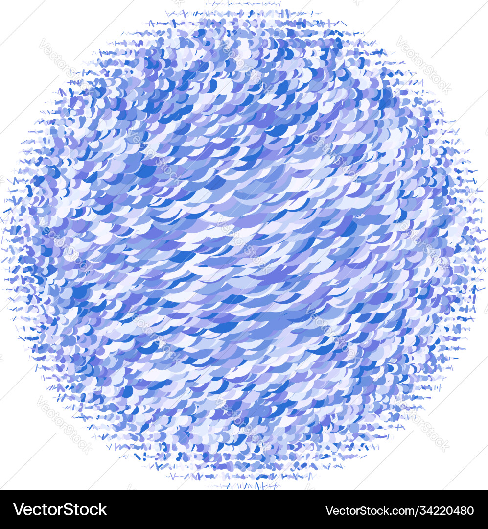 Geometric circle element shape segmented Geometric circle element shape segmented vector image