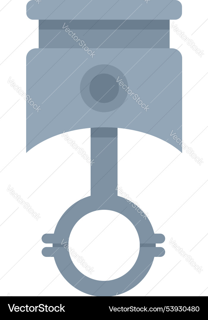 Piston engine part converting reciprocating motion Vector Image