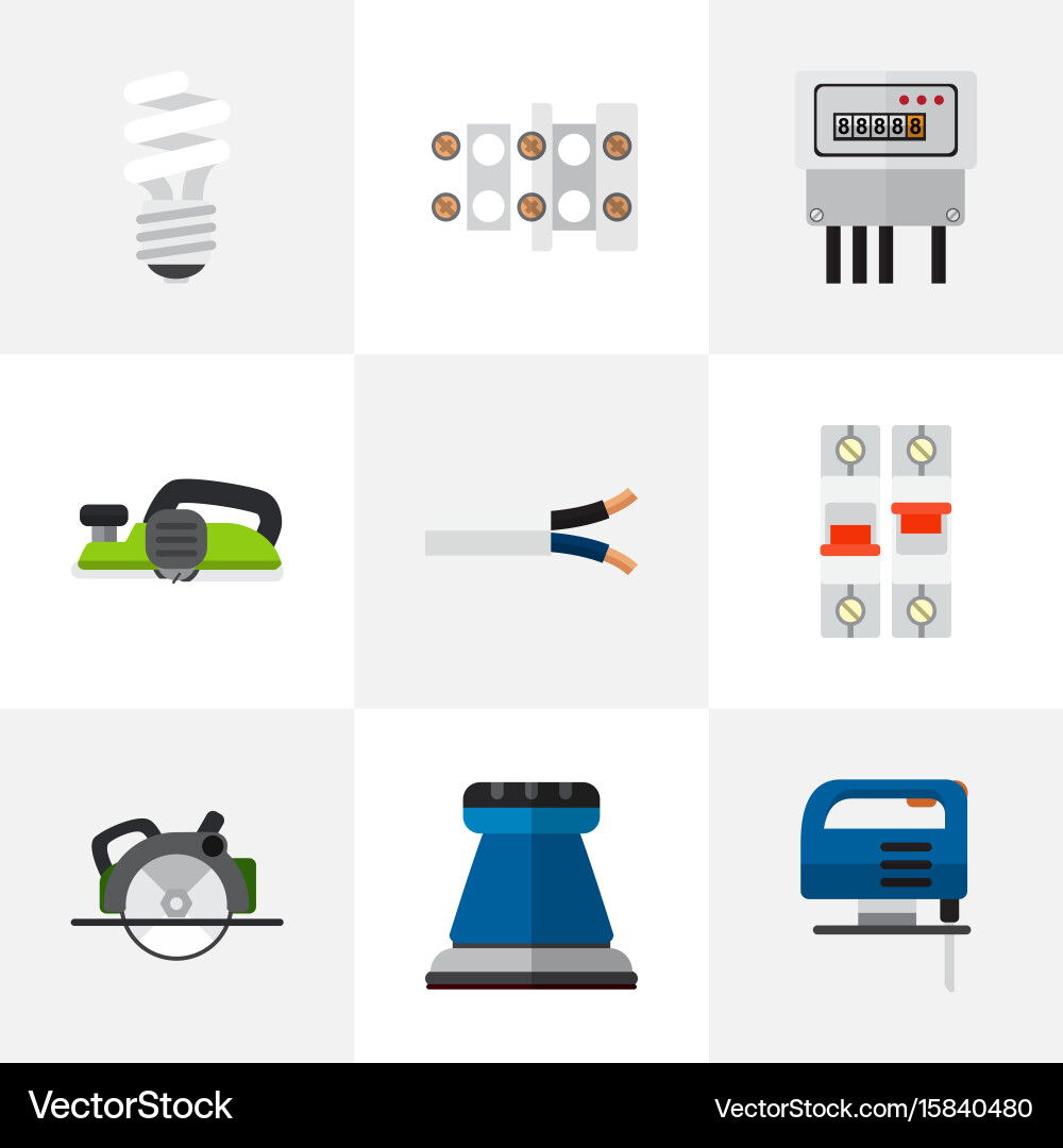 Set of 9 editable instruments icons includes vector image
