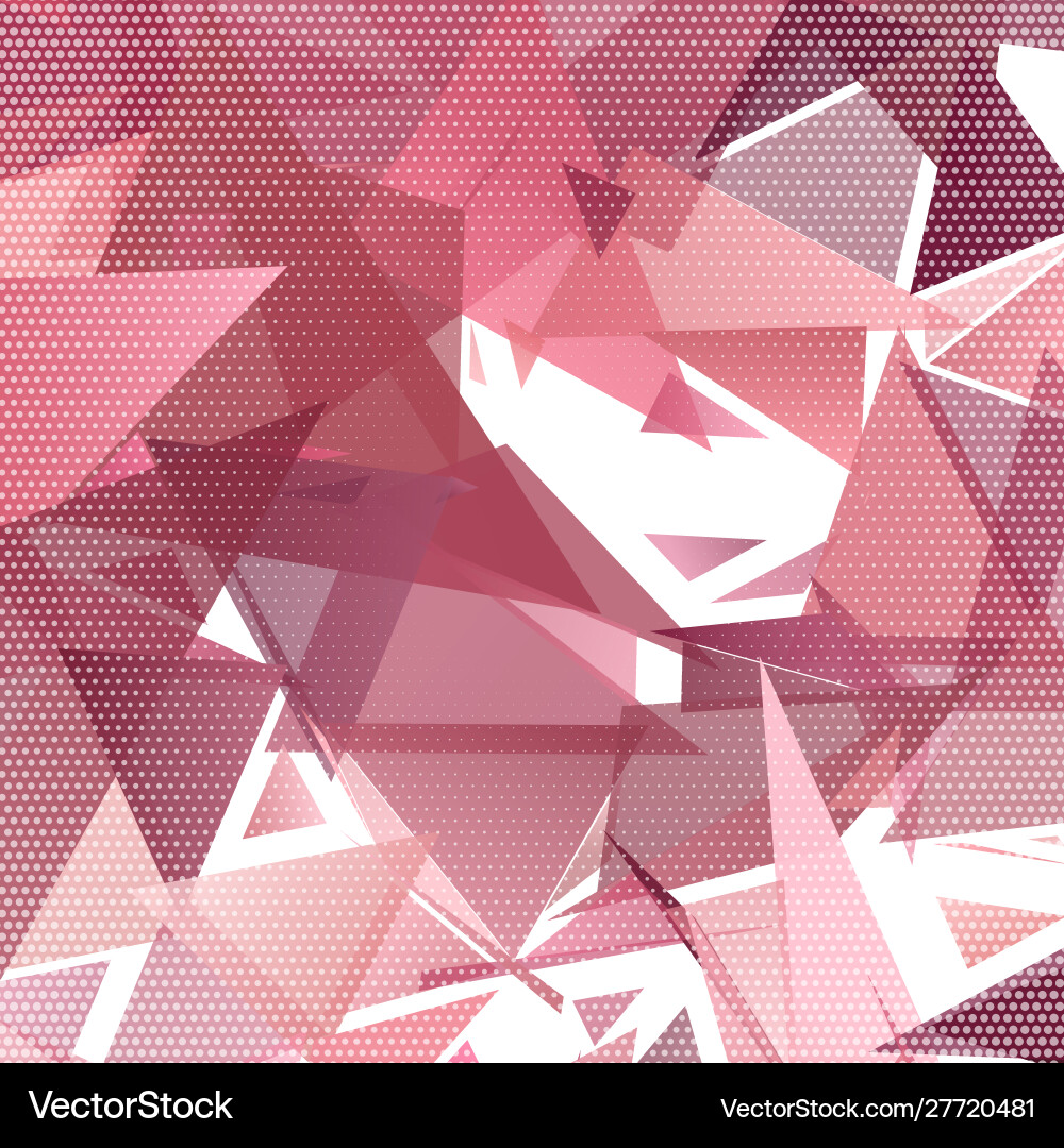 Abstract low poly design background vector image