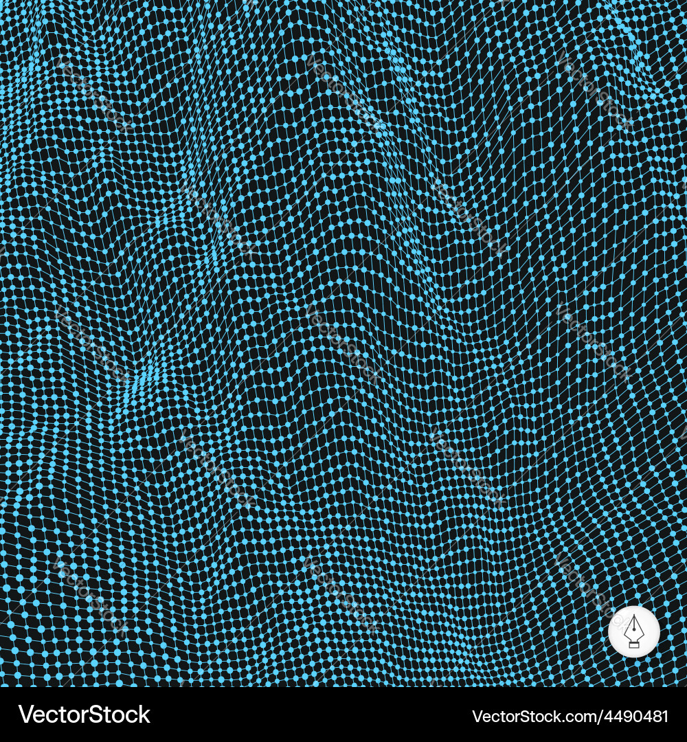 Abstract Network Technology Background vector image