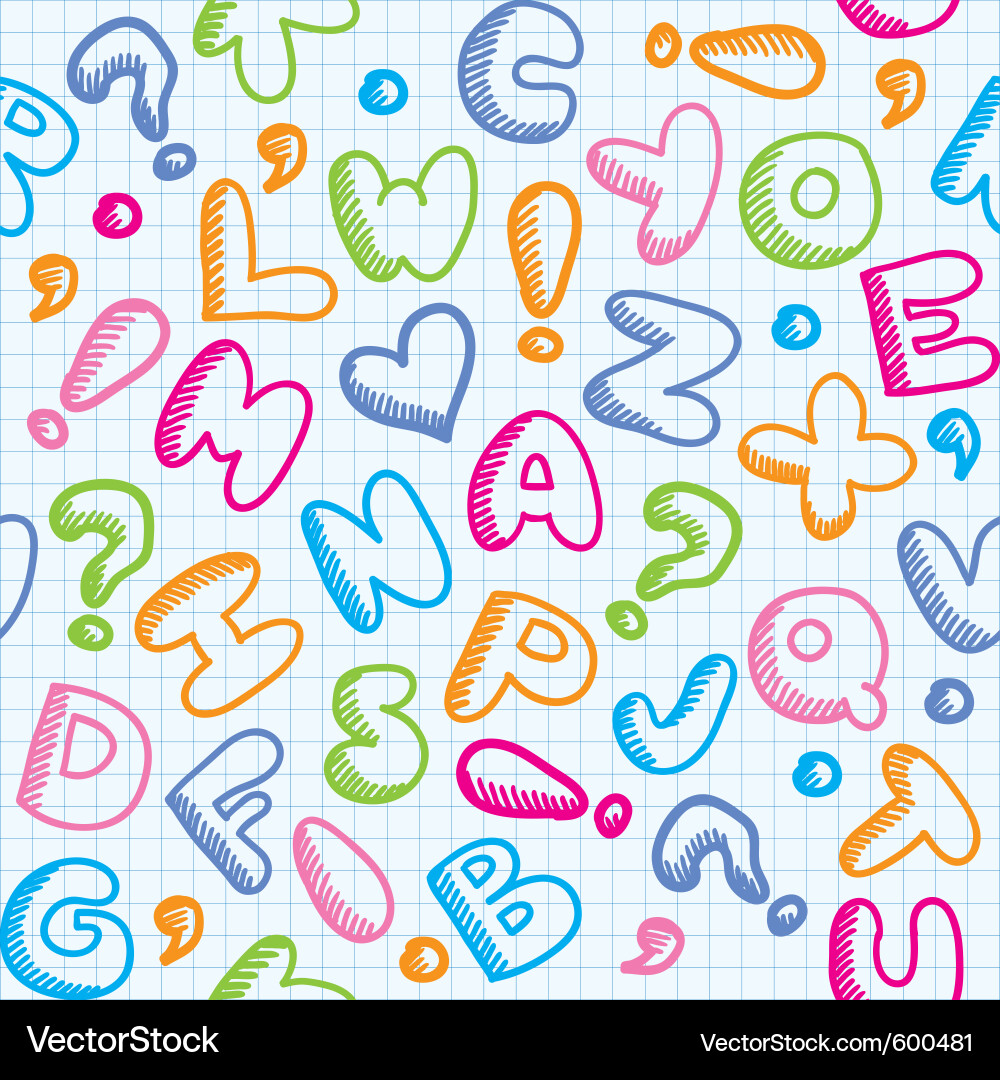 Colorful Grid Pattern vector image