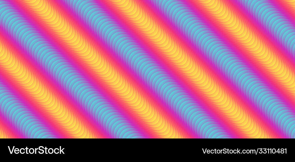 Line zigzag rainbow colorful pattern flow design Vector Image