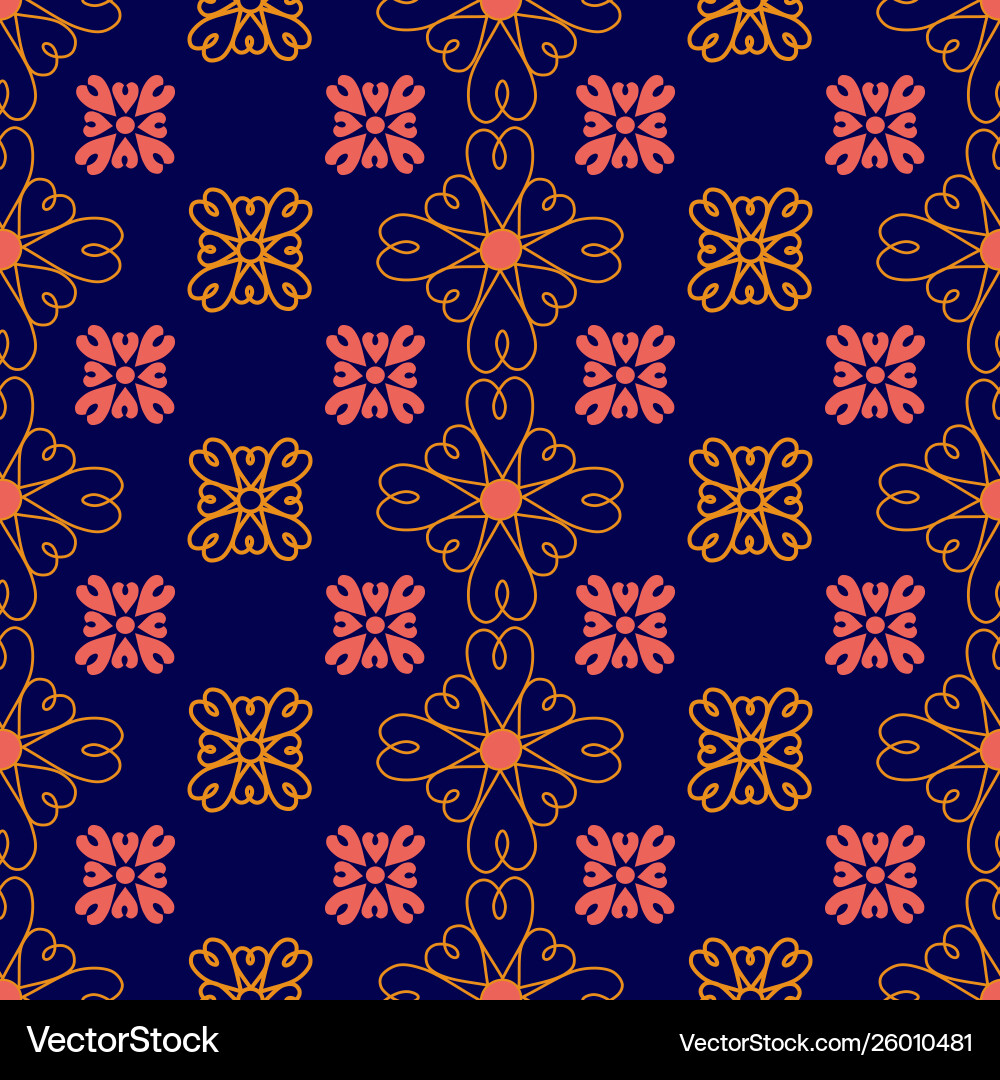 Moroccan style pattern Moroccan style pattern vector image