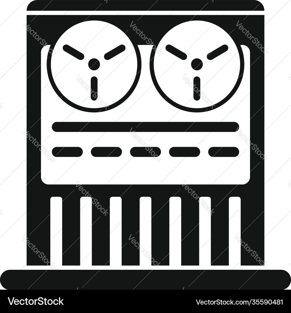 Old video recorder icon simple style Old video recorder icon simple style vector image