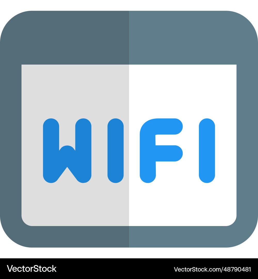 Using wifi connection for internet surfing vector image
