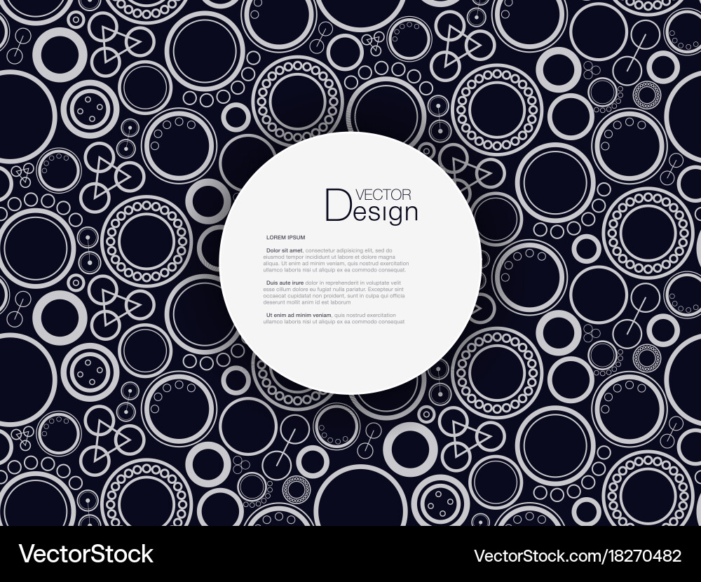 Abstract background with text box vector image