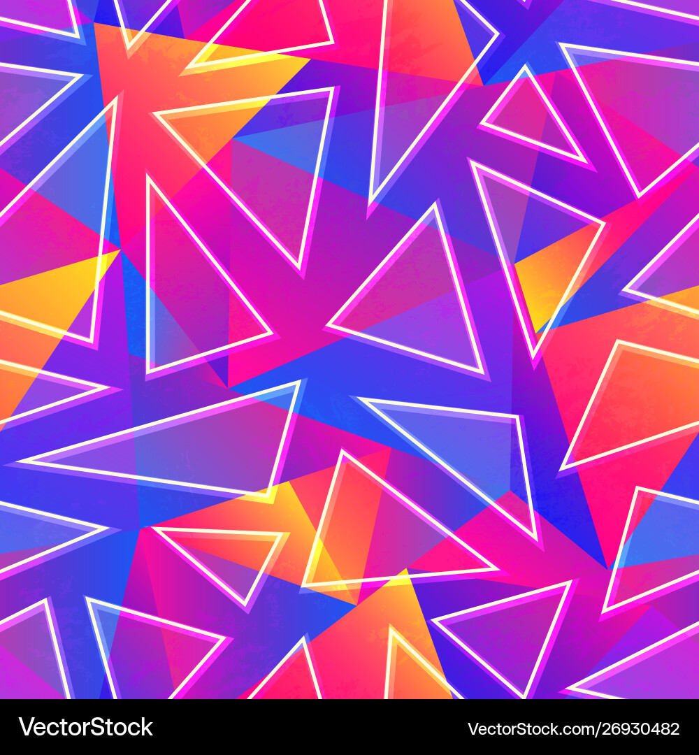 Abstract Geometric Triangle Pattern vector image