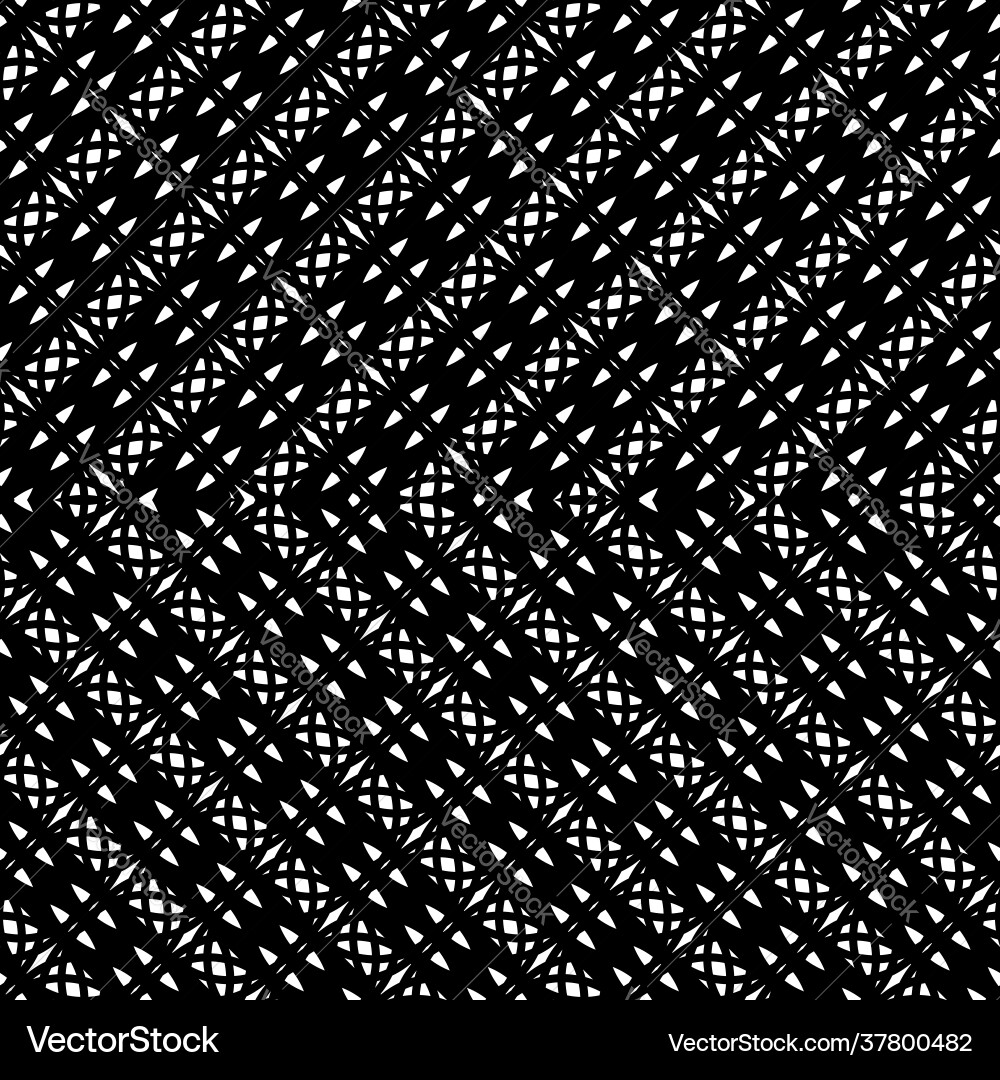 Design seamless monochrome zigzag pattern Vector Image