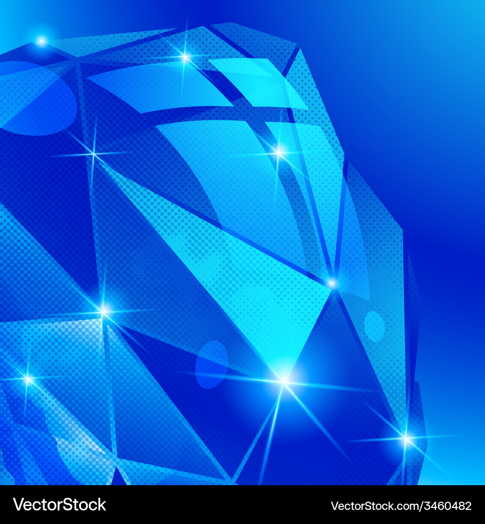 Futuristic background with effect sparkling vector image