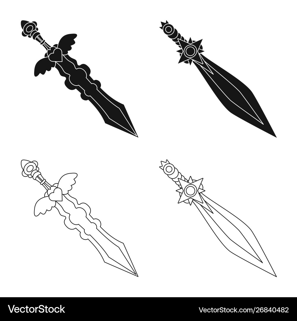 Isolated object game and armor symbol Vector Image