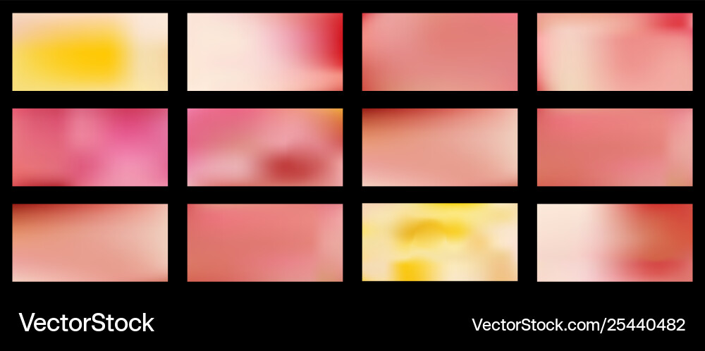 Set smooth abstract colorful mesh backgrounds Set smooth abstract colorful mesh backgrounds vector image
