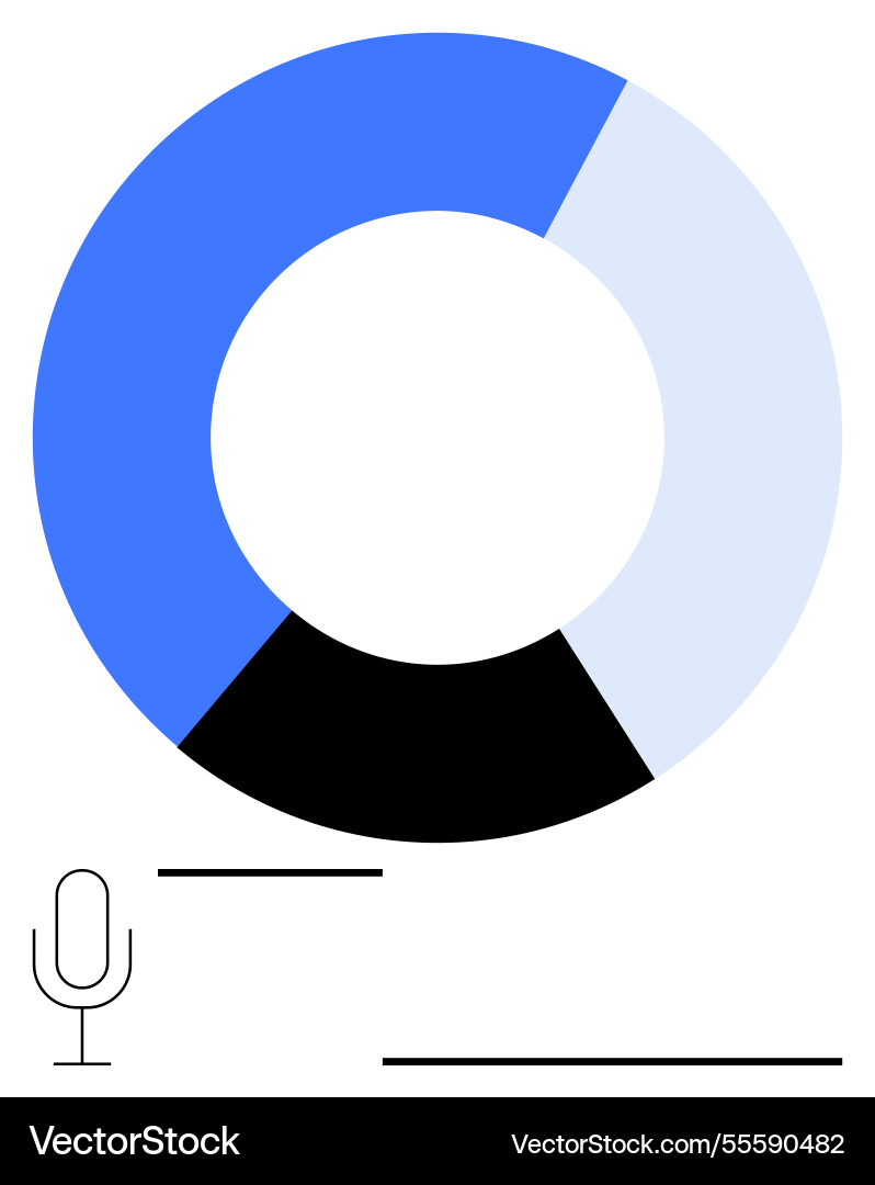 Voice interaction with data visualization using Voice interaction with data visualization using vector image