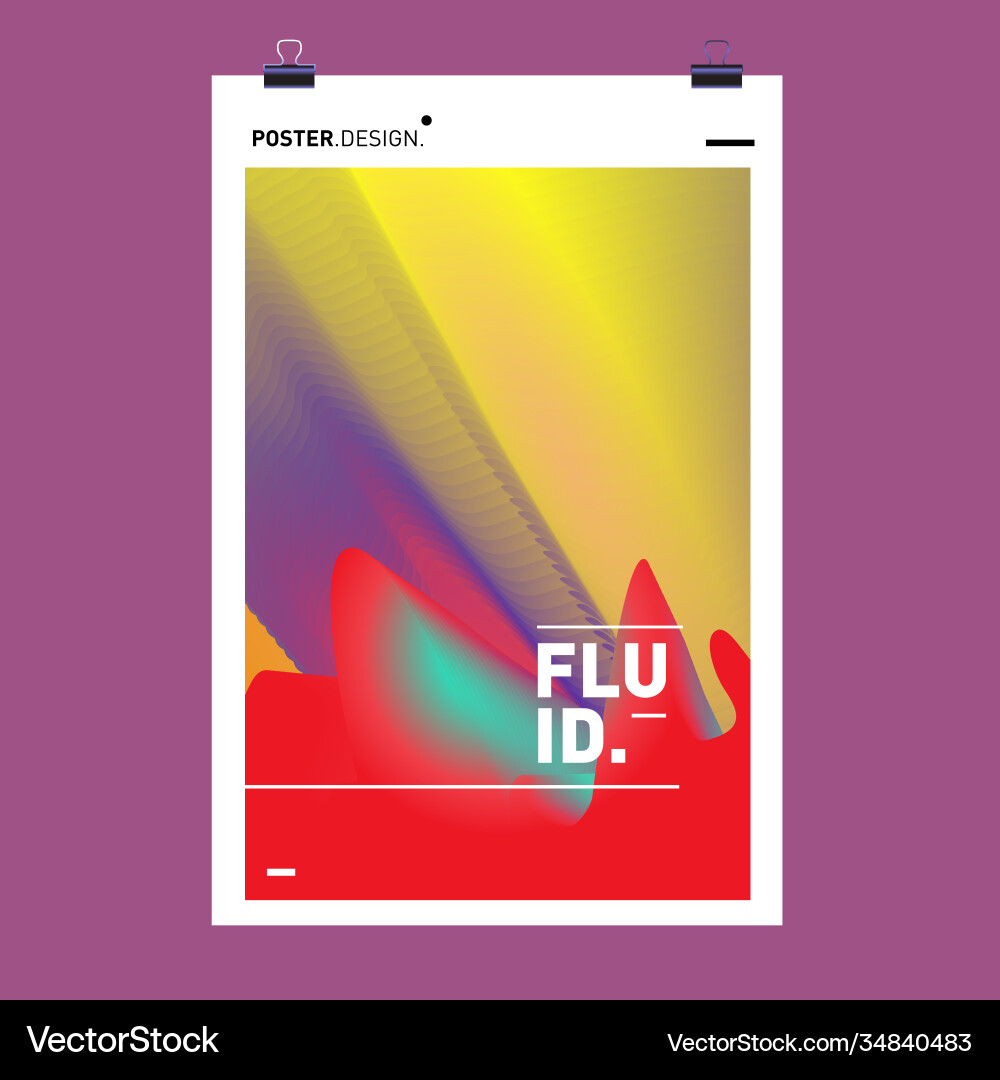 Colorful abstract fluid gradient pattern Colorful abstract fluid gradient pattern Vector Image