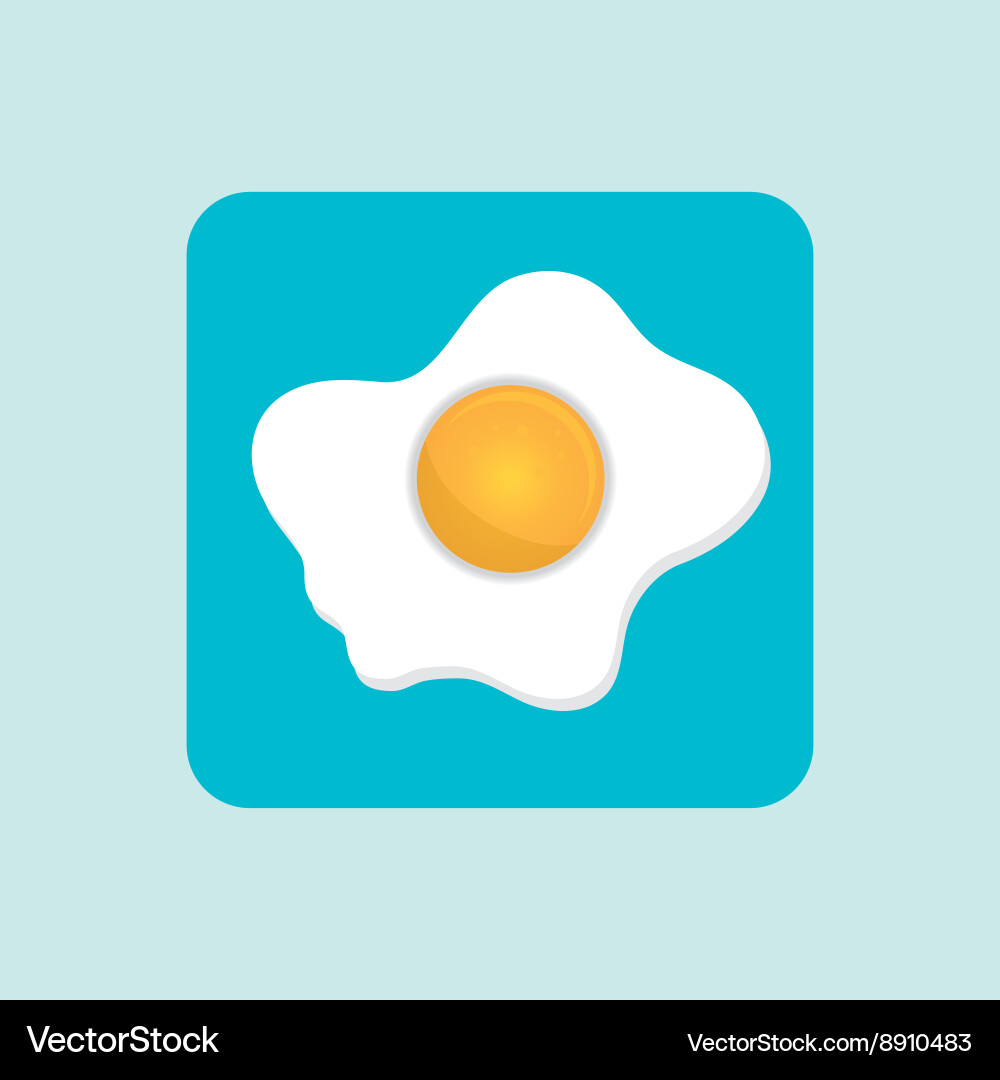 Fried eggs design Royalty Free Vector Image - VectorStock