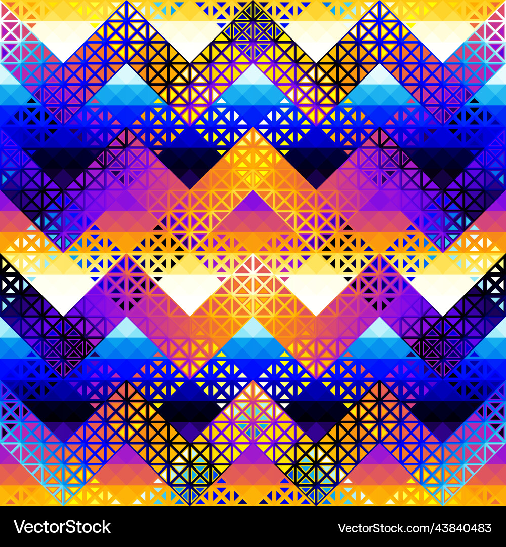 Seamless pattern background of a triangles Vector Image