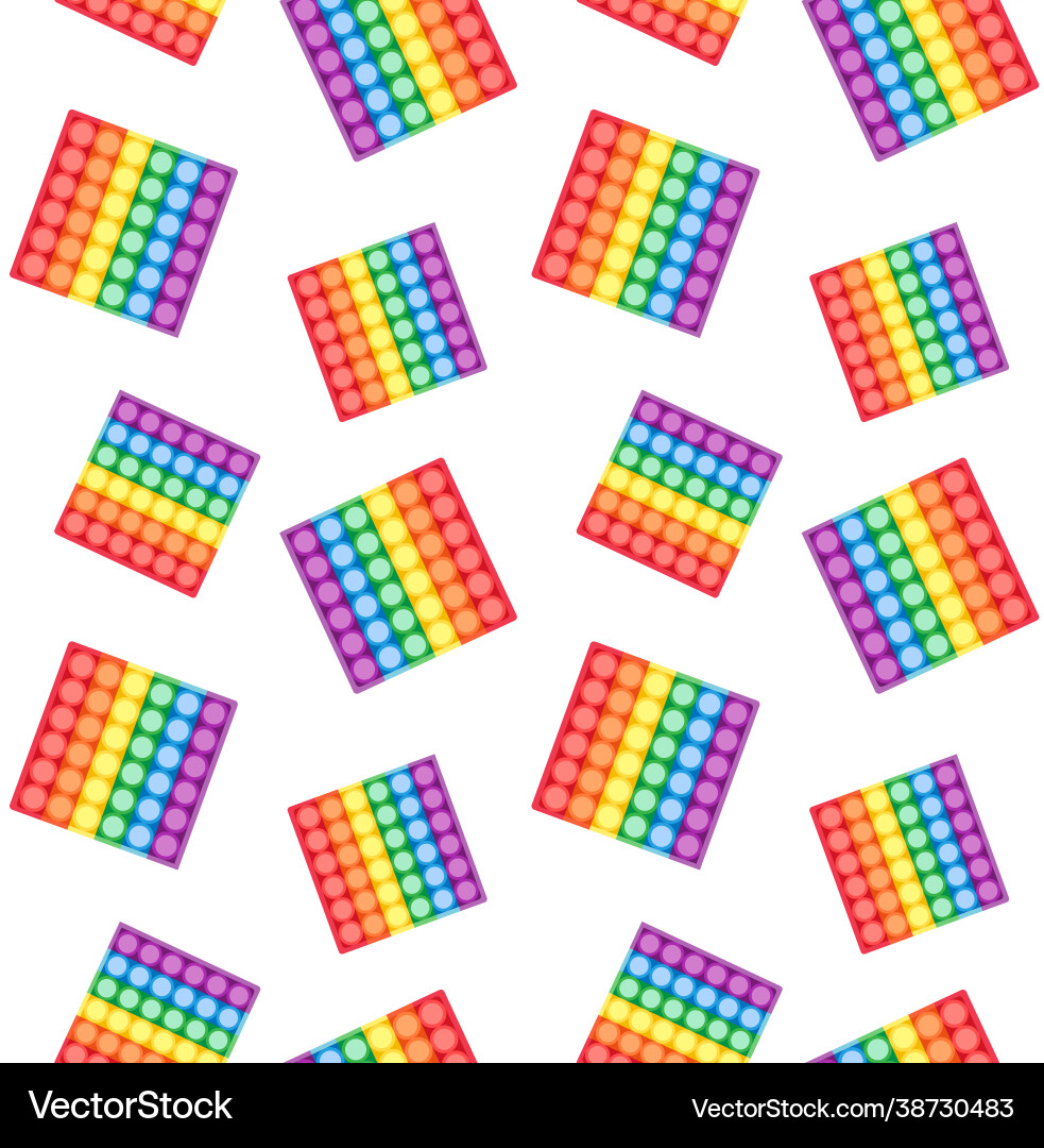 Seamless pattern pop it simple dimple Seamless pattern pop it simple dimple vector image