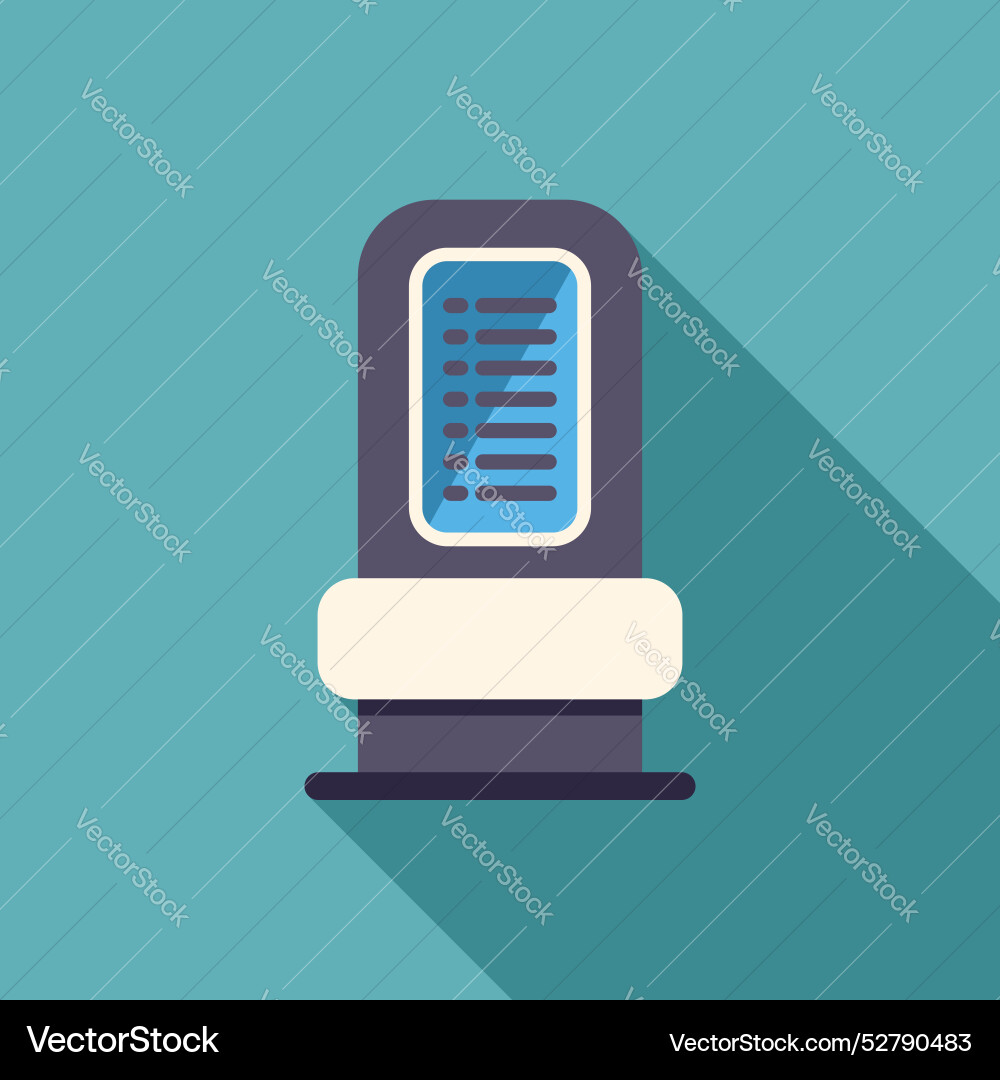 Self order kiosk displaying menu and offering Self order kiosk displaying menu and offering vector image