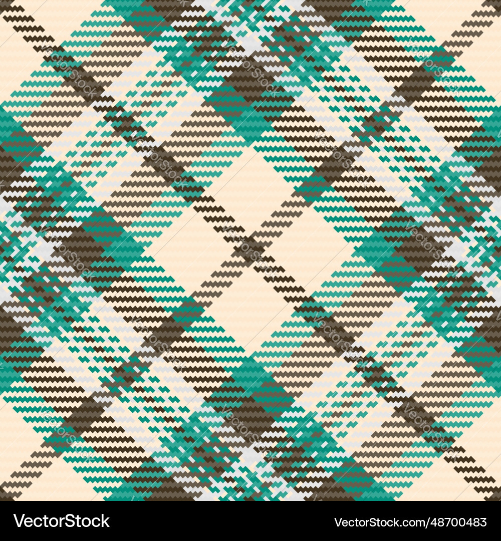 Texture check pattern of background fabric Vector Image