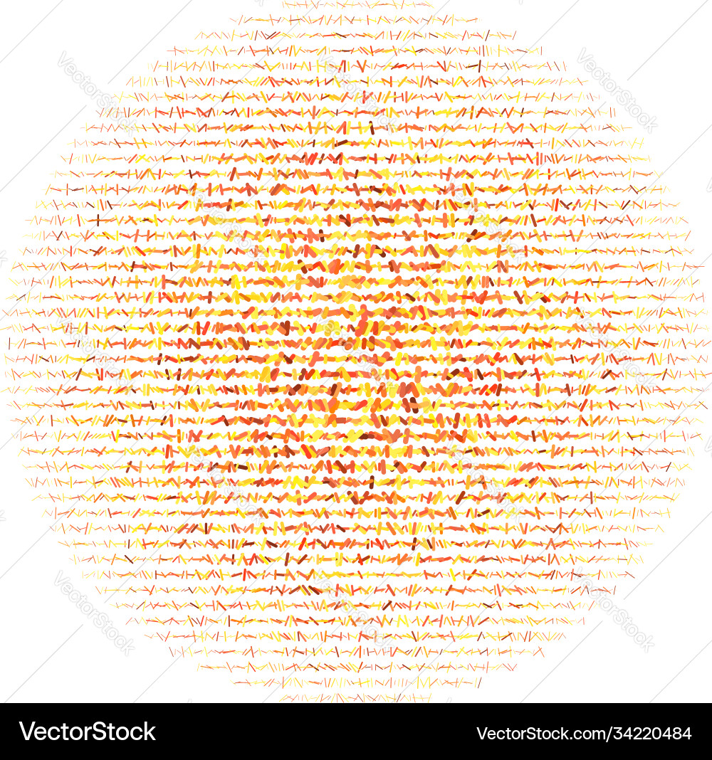 Geometric circle element shape segmented Geometric circle element shape segmented Vector Image
