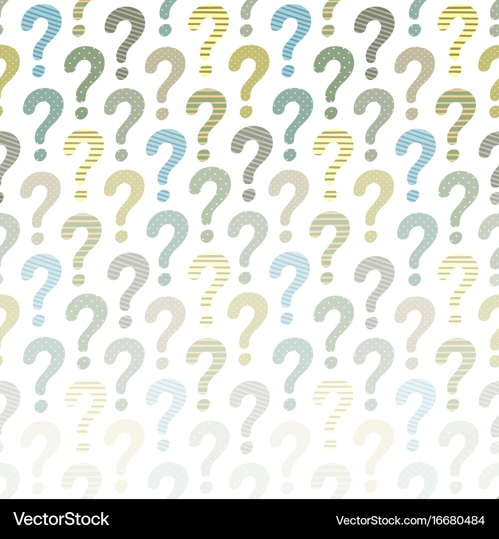 Question mark background Vector Image