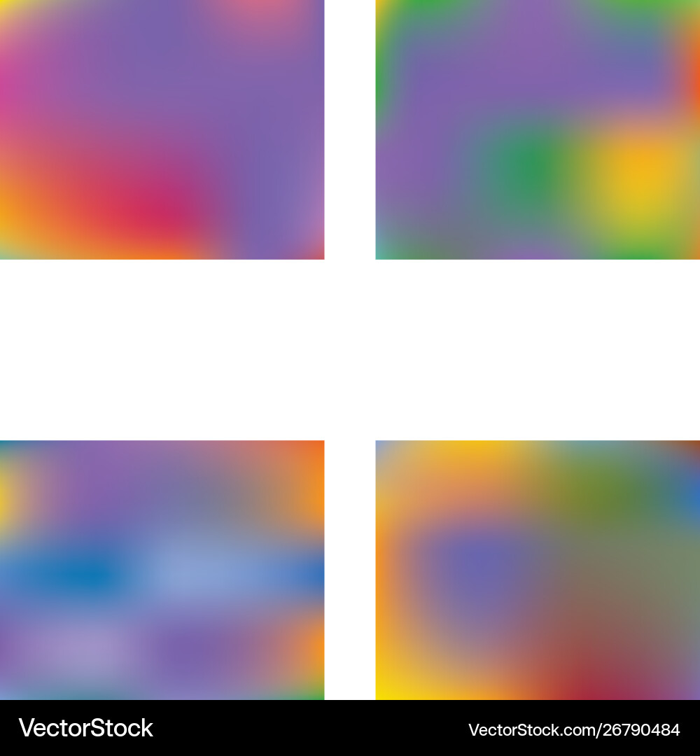 Soft color gradient background vector image