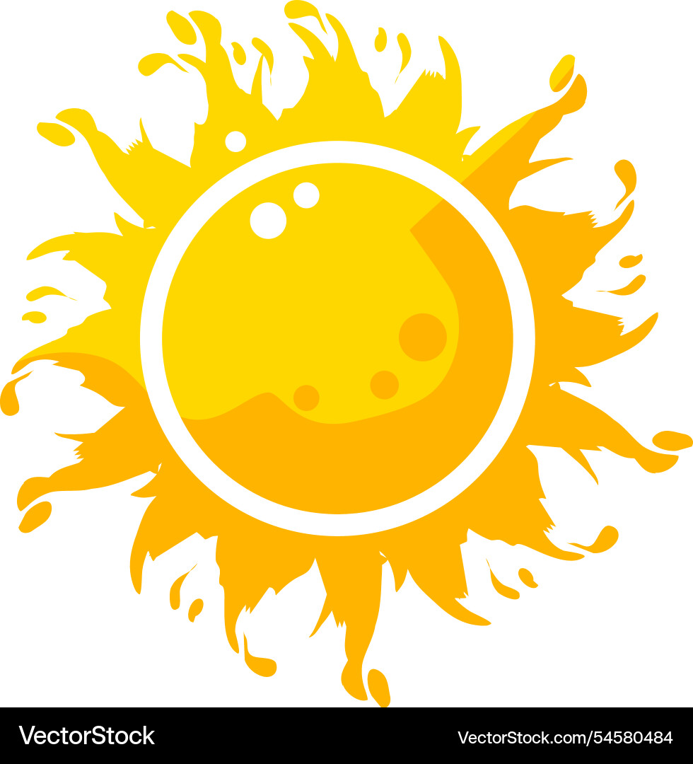 Sun icon Royalty Free Vector Image - VectorStock