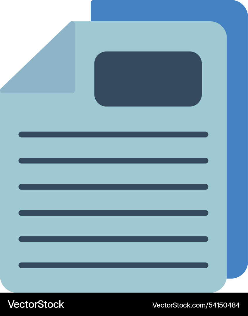 Task flat icon design Vector Image