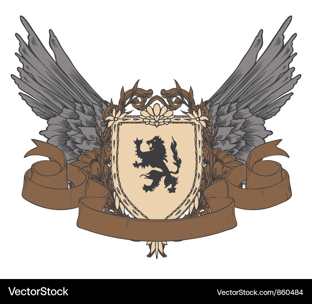 Vintage emblem Vector Image