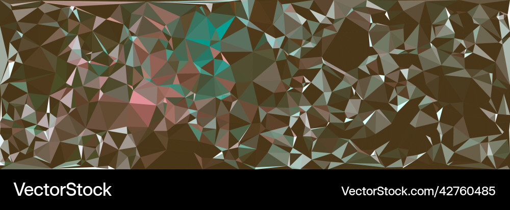 Abstract polygonal background triangular vector image