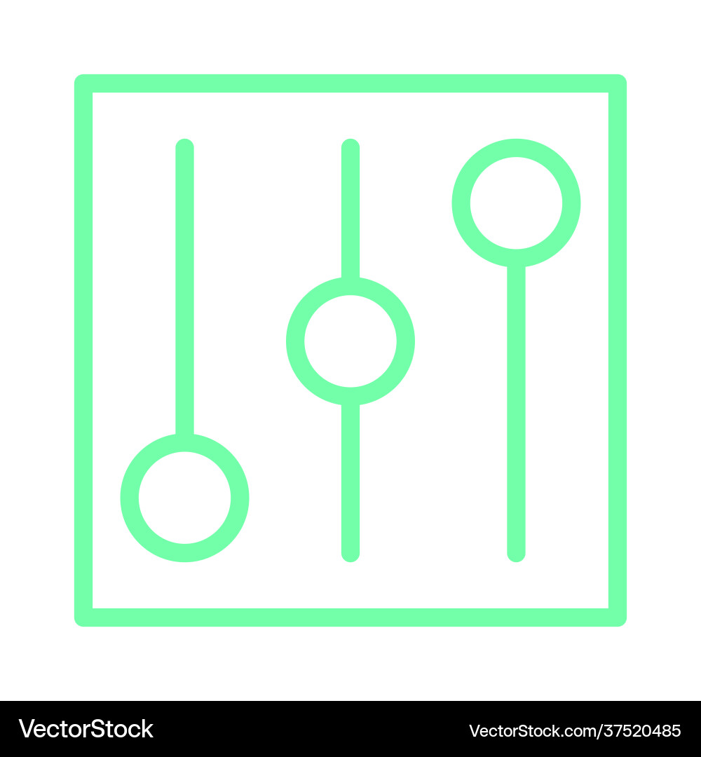 Controls icon design Vector Image