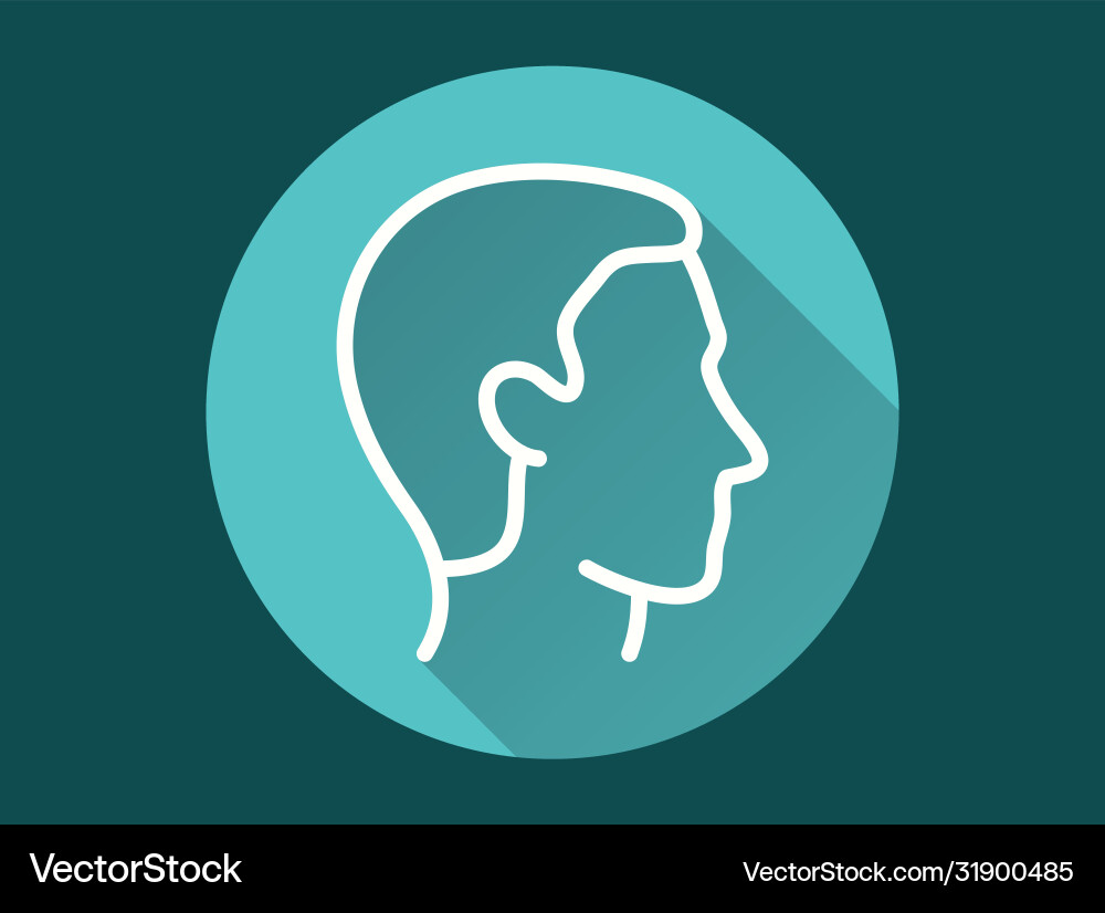 Man icon for graphic and web design vector image