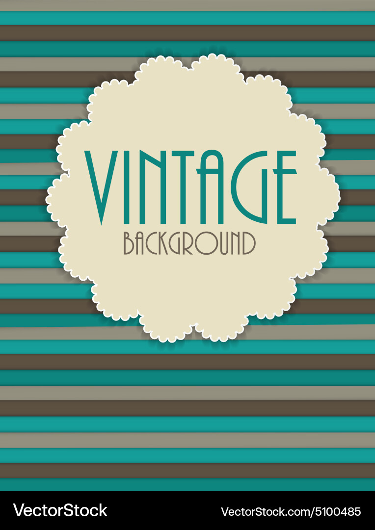 Retro Background Pattern Vector Image