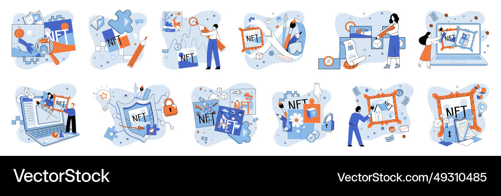 Web 3 virtual reality vr technologies within web3 Web 3 virtual reality vr technologies within web3 vector image