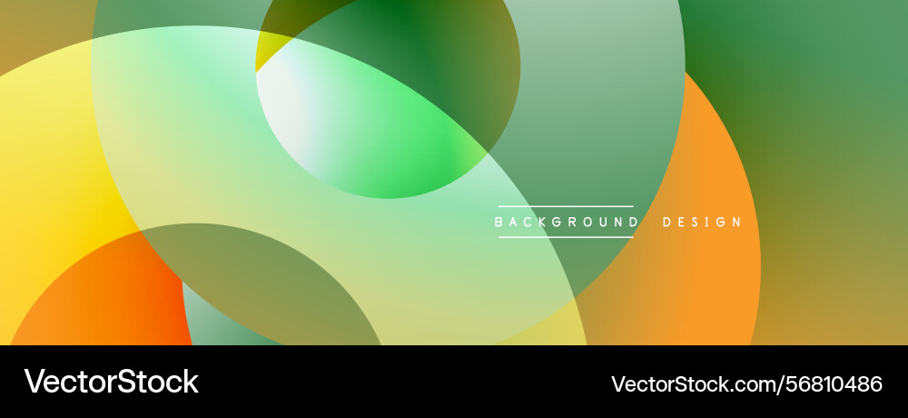 Abstract colorful overlapping circles create Abstract colorful overlapping circles create Vector Image
