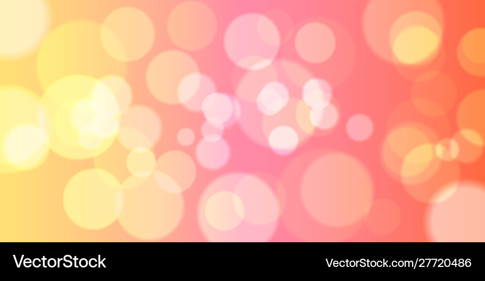 Bokeh lights banner design Vector Image