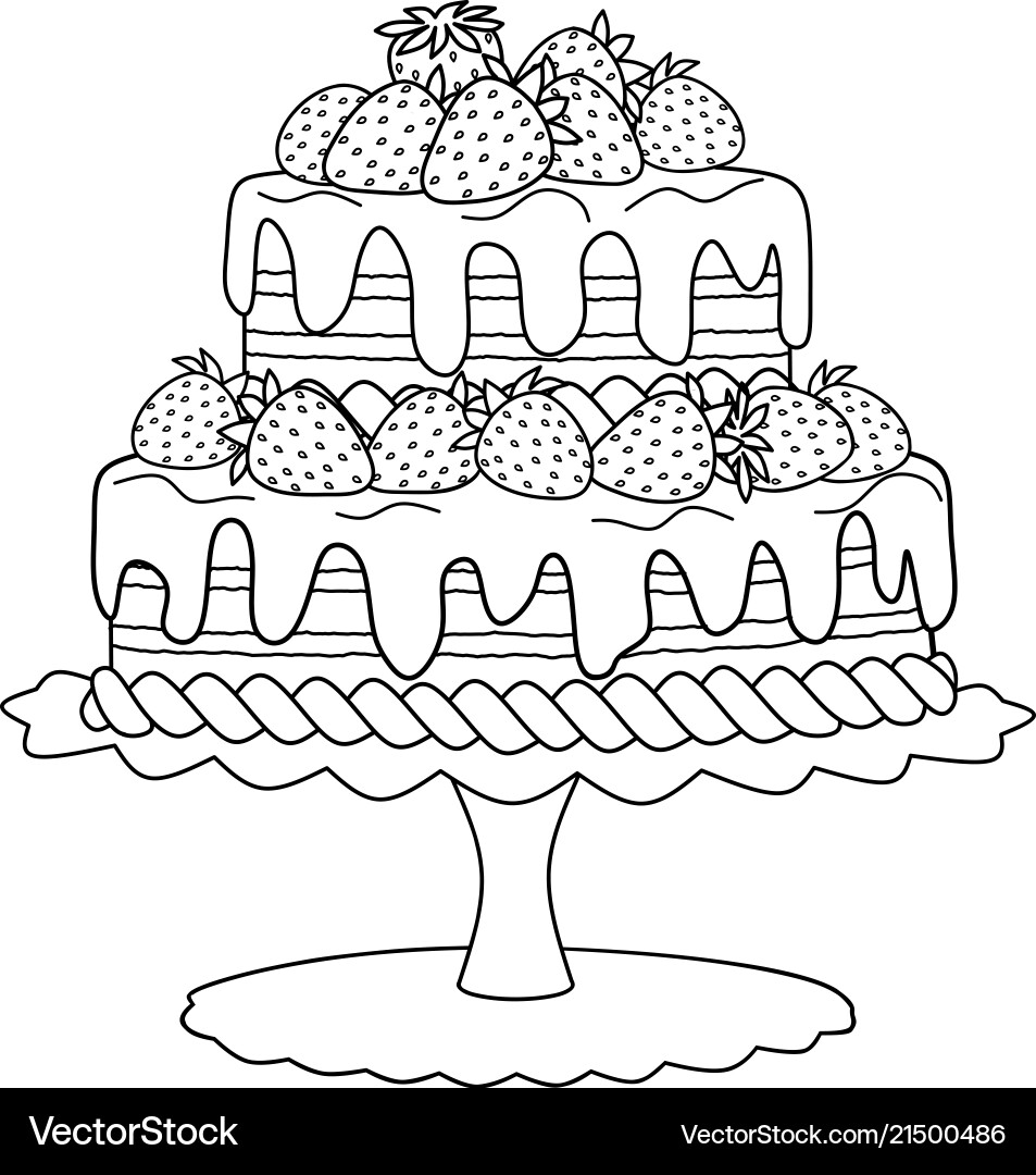 N/A seemycrafts-digitalart: Cake Wedding coloring pages, Coloring pages, Cupcake