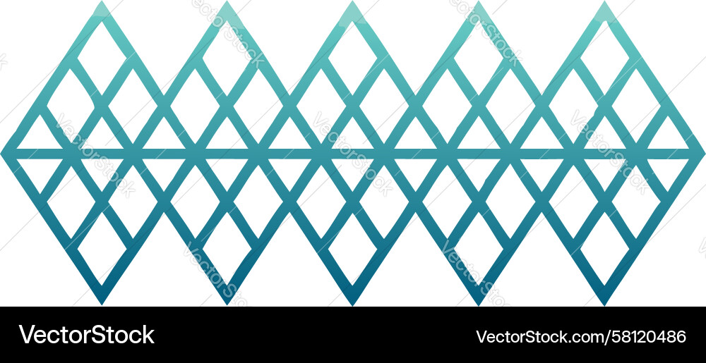 Dynamic Diamond Wave Pattern Vector Image