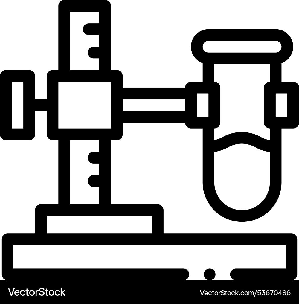 Flasks icon thin linear style design isolated Vector Image