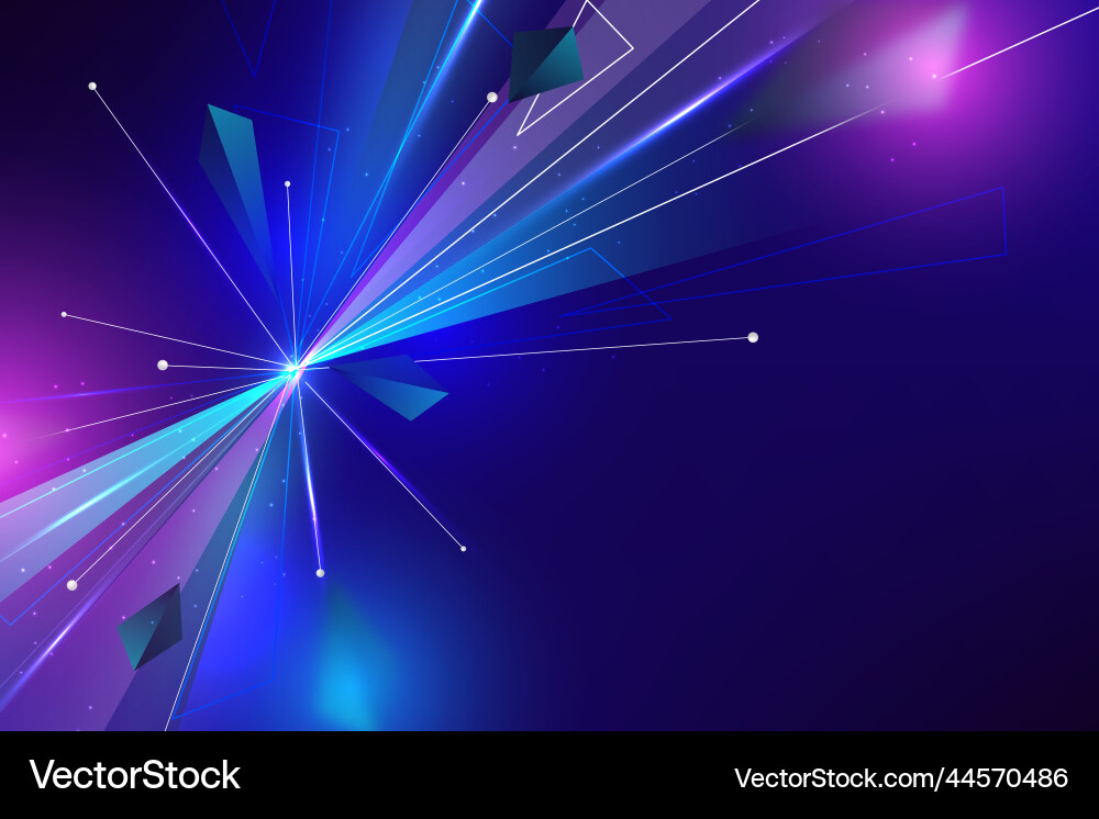 Gradient tech futuristic background design Vector Image