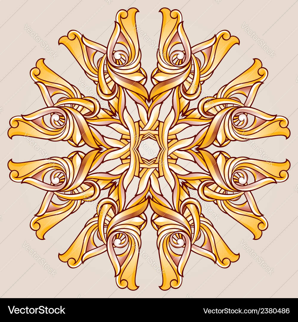 Round patterns Vector Image