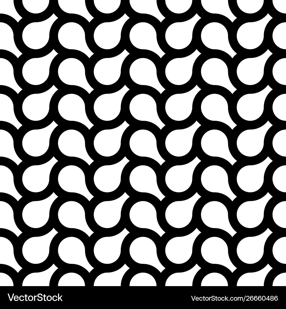 Seamless weave geometric pattern endless vector image