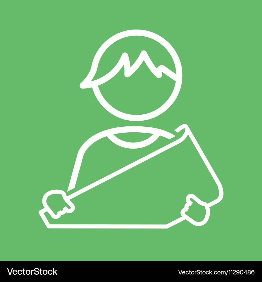 Using towel Vector Image