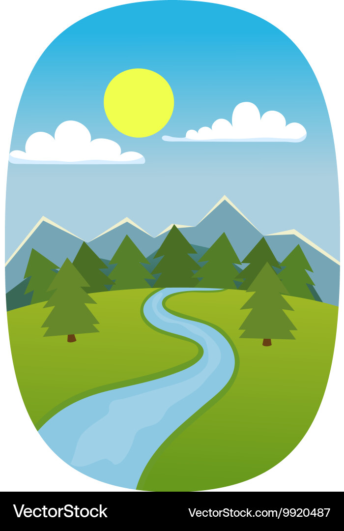 Airplane window view Vector Image