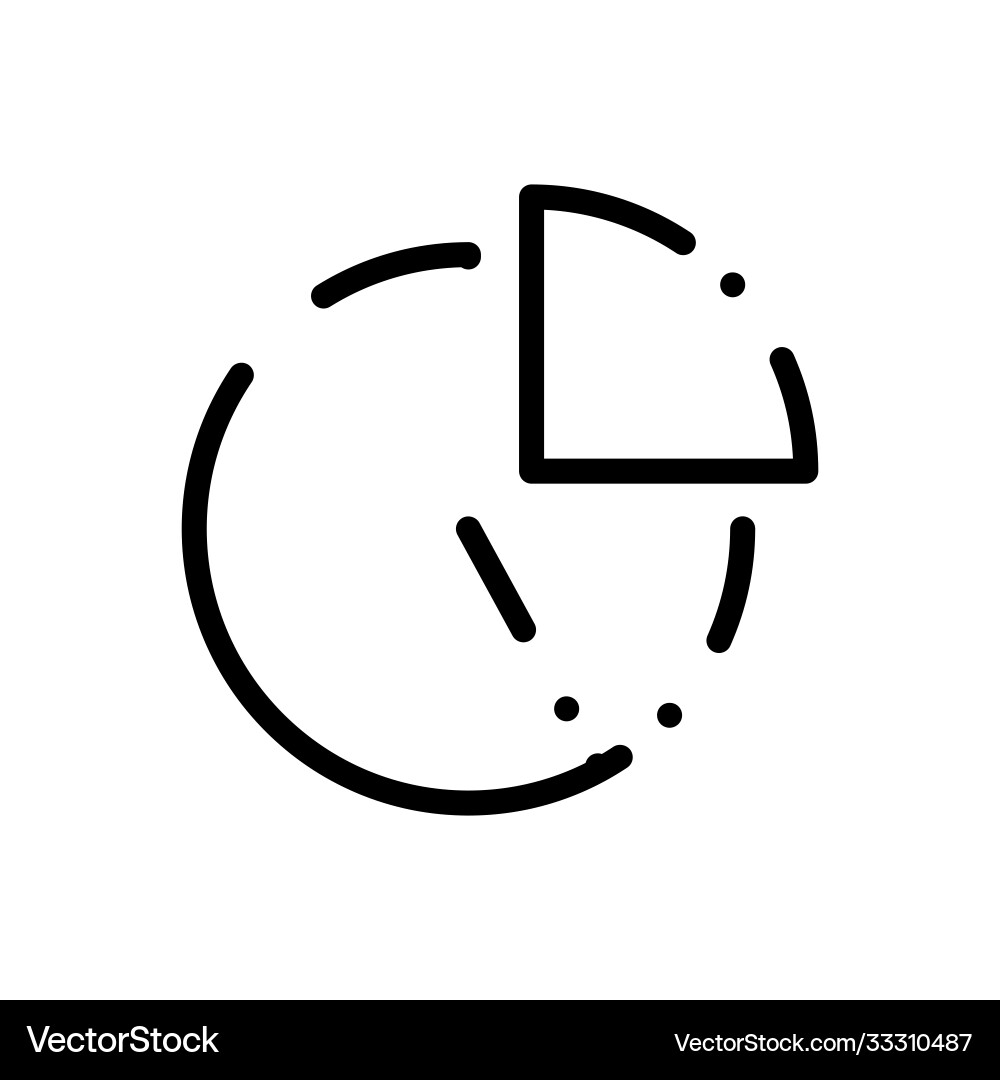 Circle graph icon Circle graph icon vector image