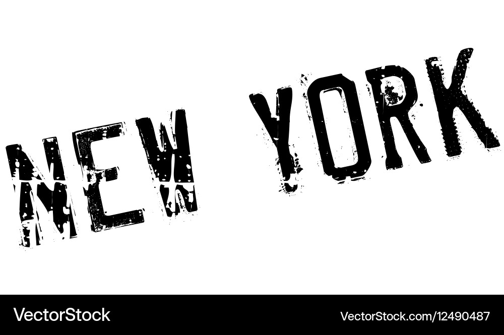 New york stamp Vector Image