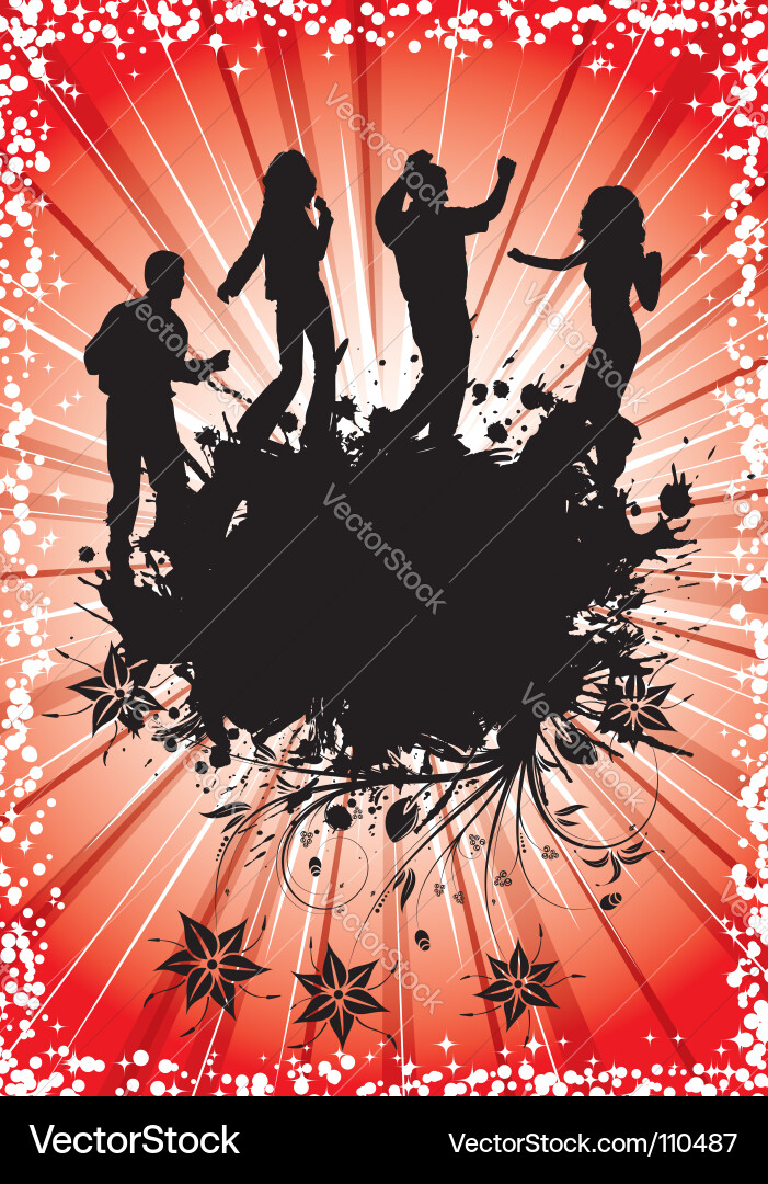 Party template vector image