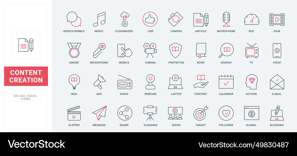 Software and services for blogging content Software and services for blogging content vector image