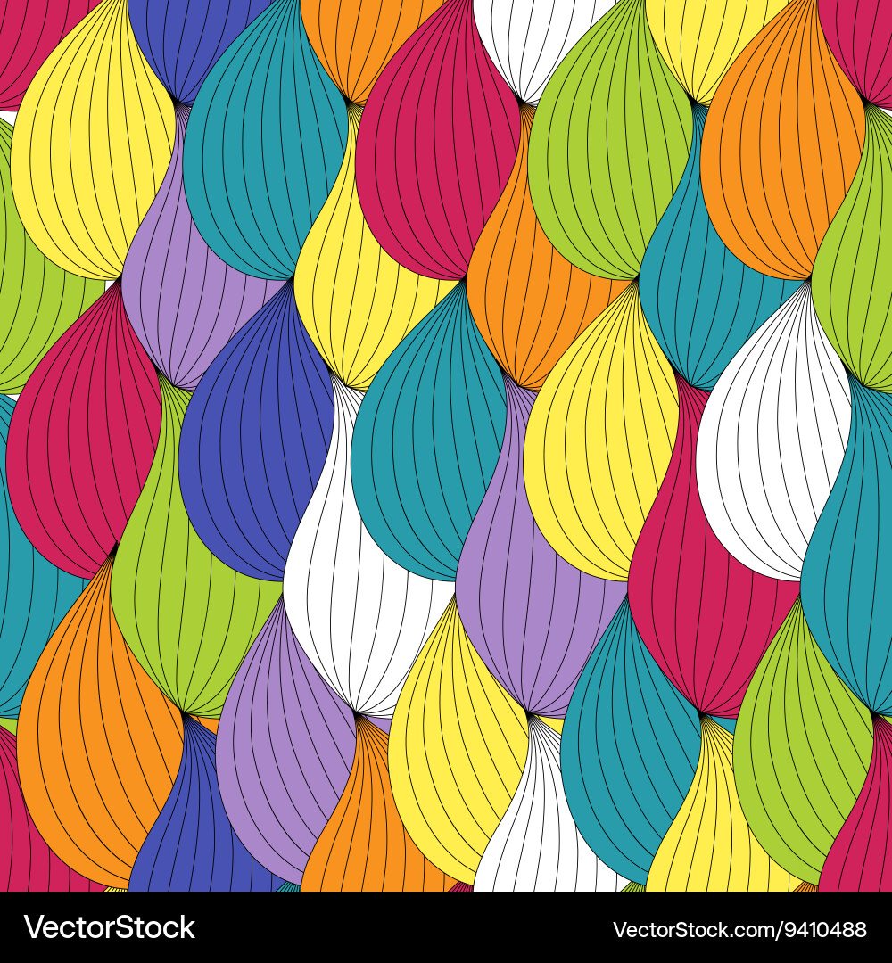 Abstract wave seamless pattern background Vector Image