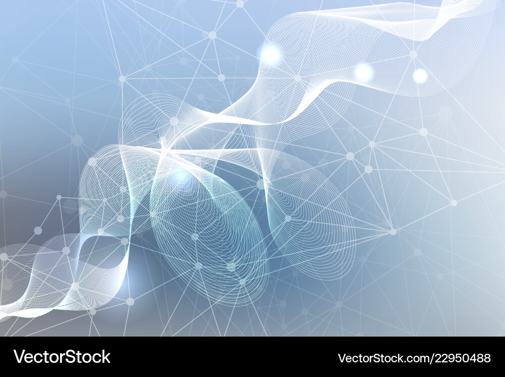 Big data visualization background modern Big data visualization background modern vector image